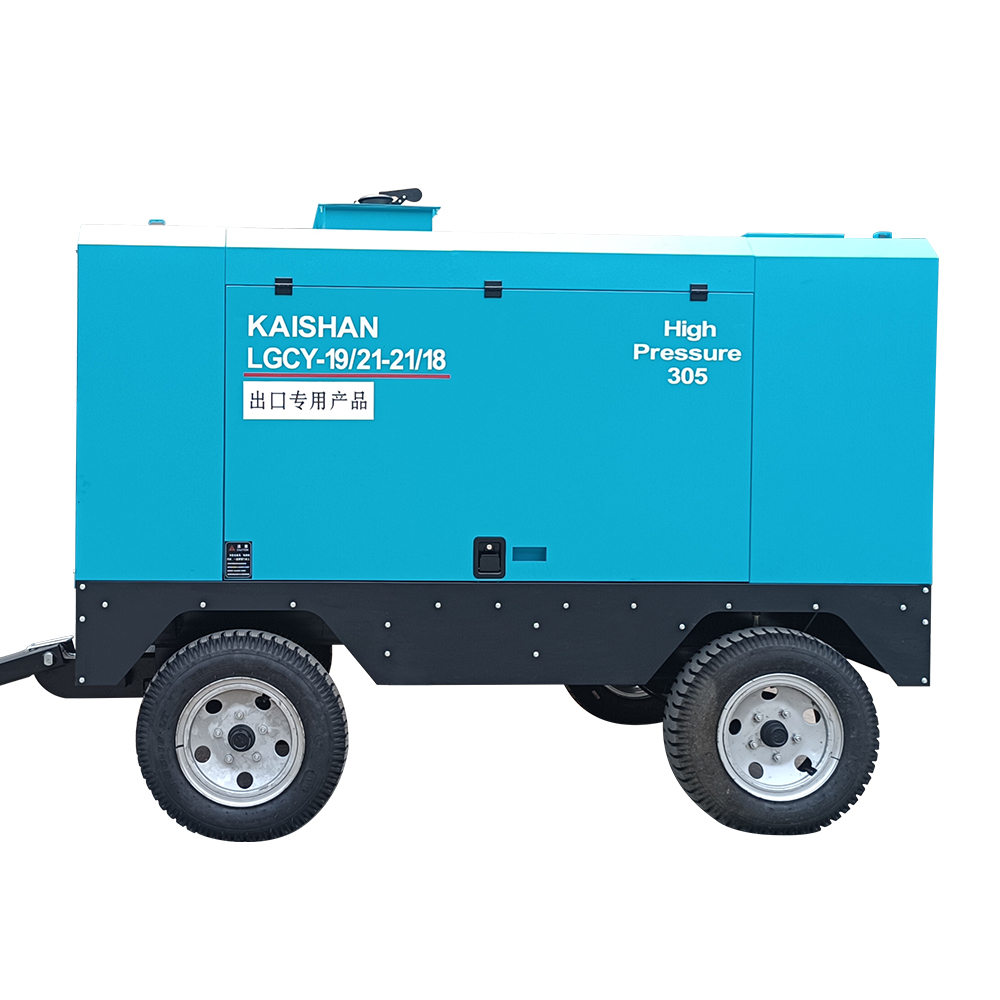 Portable Diesel Air Compressors Mining Working